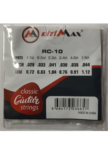 Ritimax Rc-10 Klasik Gitar Teli Takım