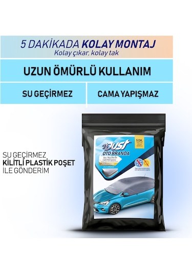 Dust Oto Güneş Ve Buzlanmadan Koruyucu Yarım Araba Brandası