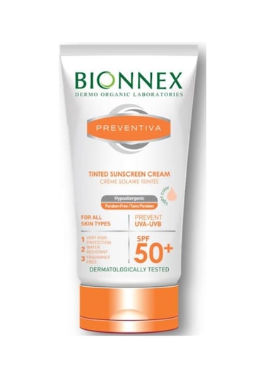 Bionnex Preventiva Tinted Kapatıcı Özellikli Güneş Kremi Spf 50+ 50 ML
