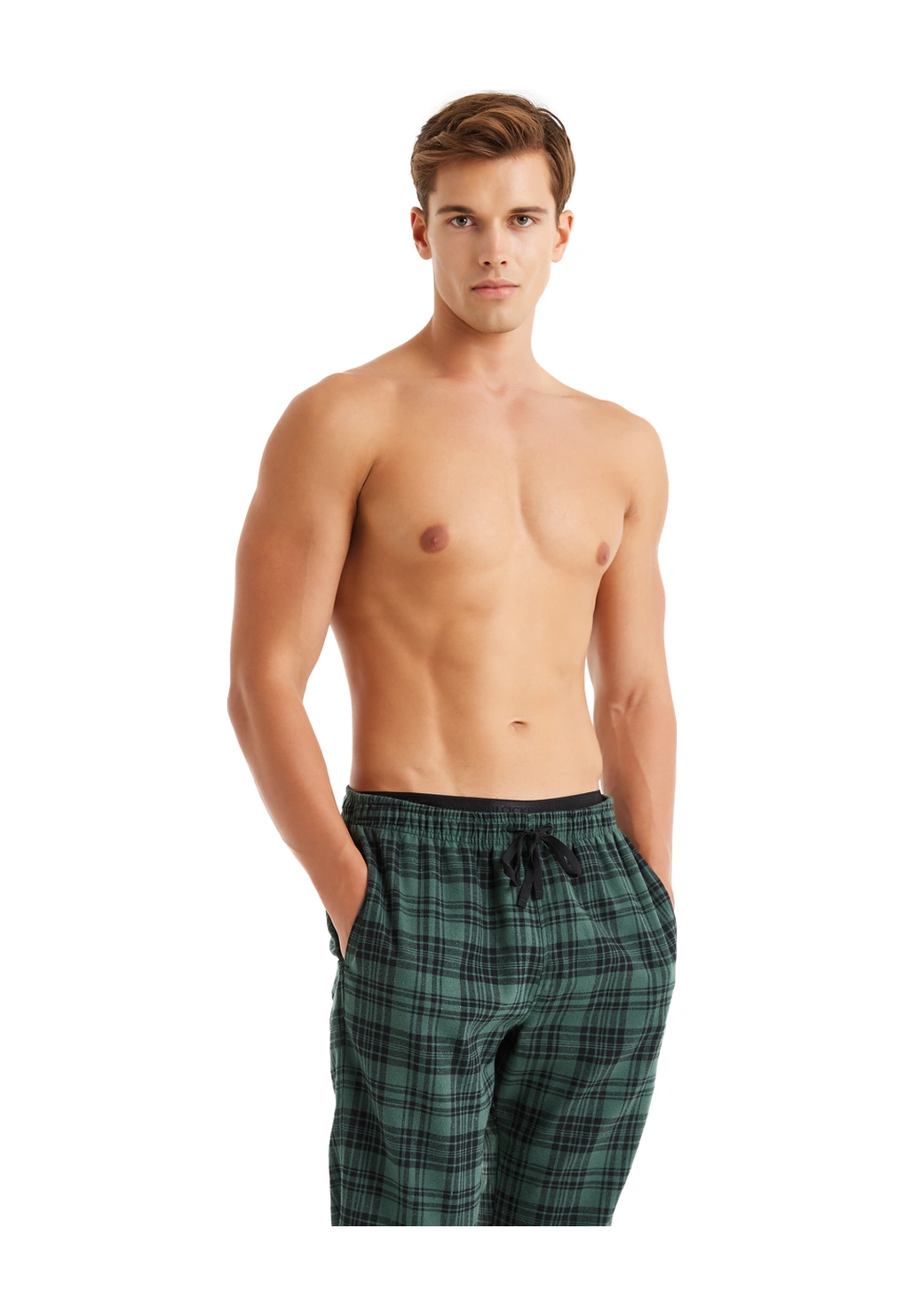 Erkek Pijama Altı 40588 - Yeşil