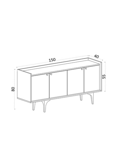 Decormet Navi Konsol Travertine Diğer