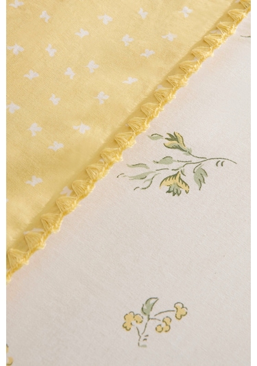 Kaşmir Home Mario Çift Kişilik Nevresim Takımı Sarı Sarı