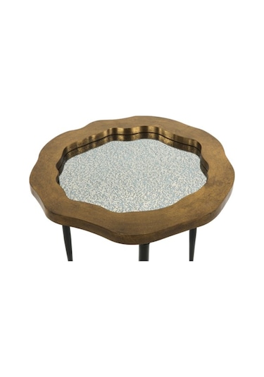 Vitale Pera Ahşap Orta Sehpa Ak.Ga0046