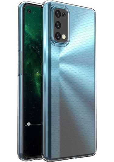 Realme 7 Pro Kılıf Zore Süper Silikon Kapak Renksiz