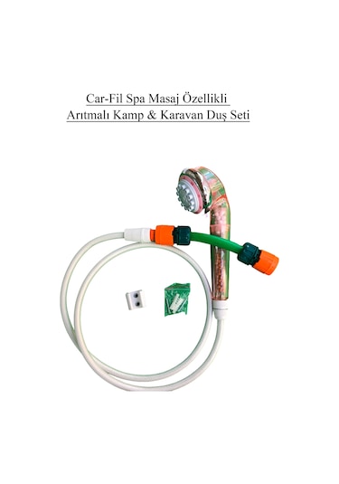 Car-fil Spa Masaj Özellikli Arıtmalı Kamp & Karavan Duş Seti