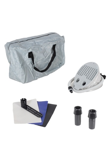 Remixon 240cm 0.70mm Izgara Taban Şişme Bot Gray Blue