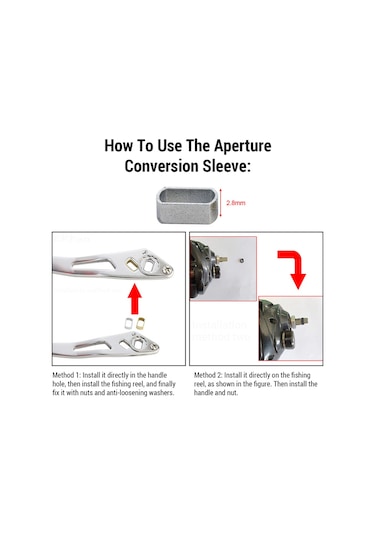 Ranyeek Alüminyum Köprü Balık Makinesi Kolu, Ergonomik Tutuş, 8x5mm Montaj Deligi, D/a Marka Luya Modifikasyonu İçin Uygun, Siyah Siyah