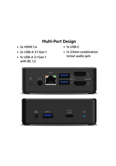 Belkin Usb-c Çift Ekran Bağlantı İstasyonu 85w Güç Dağıtımı, Hdm