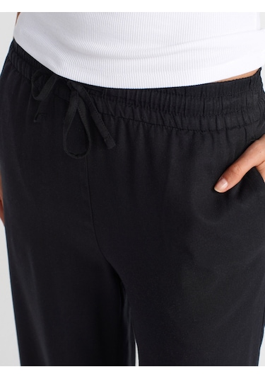 Dilvin 71623 Geniş Paça Pantolon-siyah Siyah