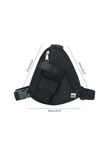 Maiyame Siyah Radyo-telsizi Cephesi, Kolay Erişimli Çalışma Yeleği - Güvenlik, İnşaat Ve Etkinlikler İçin Dayanıklı Tasarım