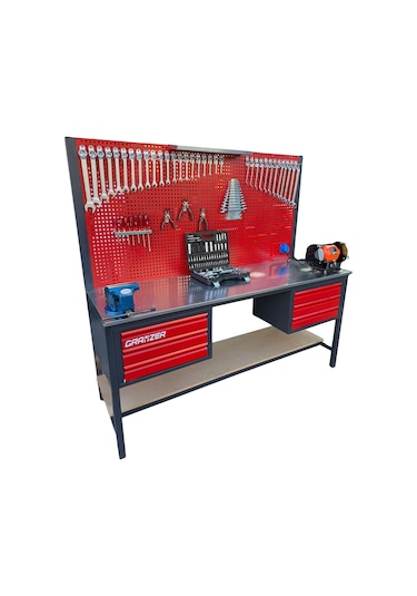 Grayzer 2 Metre 6 Çekmeceli 165 Parça Dolu Takım Tezgahı