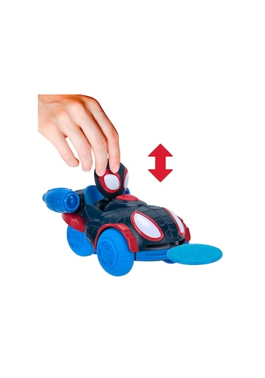 Spidey Disk Fırlatan Araba Miles Morales PDY01000