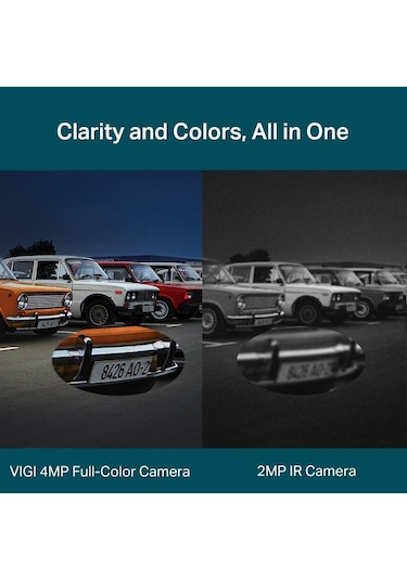 Tp-link Vıgı C540v 4mp Full-color Dual-lens Ptz Kamera 1/3",30fps,fhd,h265+
