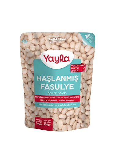 Yayla Haşlanmış Fasulye 700 G