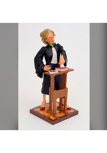 Forchino Koleksiyonu / Kadın Avukat Biblo / Büyük Boy