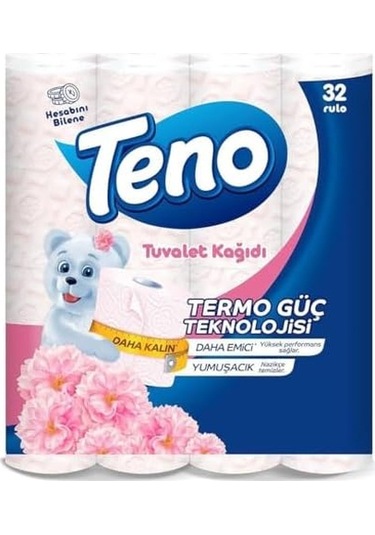 Teno Pudra Kokulu Tuvalet Kağıdı 32 Adet