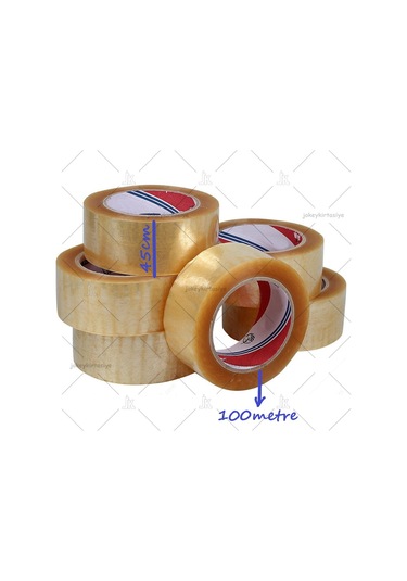 Şeffaf Koli Bandı En:45Mm Metraj:100M 6.Adet