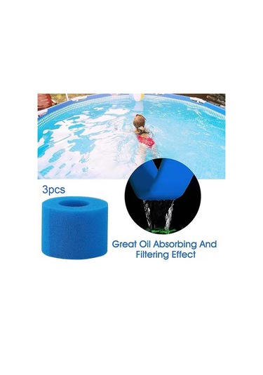 Homyl 3x Yüzme Havuzu Filtre Kartuşu Tip V1 Için Uzun