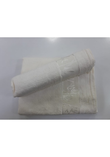 Romans Bambu 2Li Banyo Havlu Takımı Krem