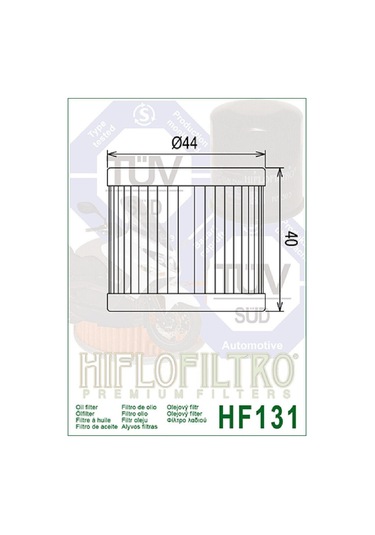 Hiflo Hf131 2009-2015 Hyosung Gt 250 R Uyumlu Yağ Filtresi