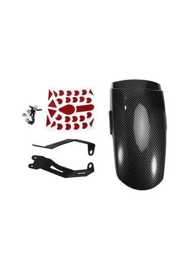 Nayomiglow Motosiklet Aksesuarları Ön Tekerlek Çamurluk Sıçrama Koruyucusu Trident 660 2021-2024 İçin Genişletilmiş Çamurluk Kapağı Karbon Fiber Desen