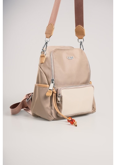 Ççs Kadın Sırt Çantası Ccs18027 Bej-vizon Bej-vizon Bej - Vizon