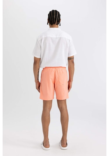 DeFacto File Astarlı Kısa Boy Deniz Şortu N0132AZ24HSOG99