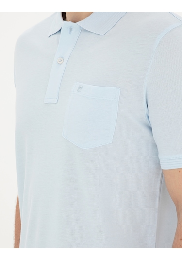 Pierre Cardin Erkek Buz Mavisi Tişört Basic 50280753-vr095 Buz Mavi