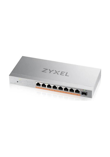 Zyxel 8port Xmg-108hp 2.5 Gıgabıt 1-sfp 10gbe 100w Yönetilemez Poe Swıtch