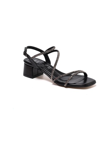 Nero Black Sandalet Kadın 41604-e6 Repo siyah