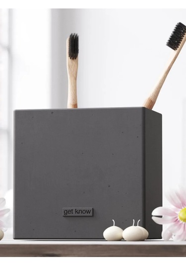 Getknow Home Banyo İçin Diş Fırçası Bardağı 269935866 Siyah