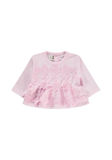 Civil Baby Fırfır Tüllü 3-12 Ay Takım - Pembe