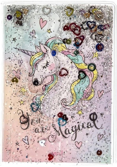 Vuki 9x13 Cm. 80 Yp. Unicorn Sulu Kapaklı Mini Defter Vk-0108-01