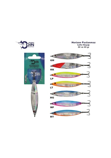 Fishcoin Horizon Paslanmaz Lüfer Kaşığı 22 Gr