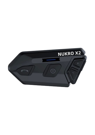 Nukrotech Nukro X2 Bluetooth İnterkom Seti Siyah