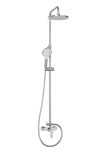 Adell Lento Rain Duş Sistemi Krom - Duş Bataryası Dahil Krom