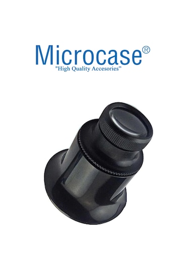 Microcase Saatçi Tamirci Göz Büyüteci 20X Siyah - Al2545