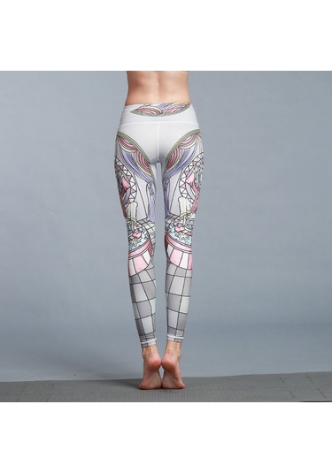Paıyıge Yoga Pantolon Kadın Baskılı Maymun Hk63