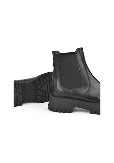 Ziya, Kadın Hakiki Deri Bot 15319z66453 Siyah 15319z66453 000 Siyah