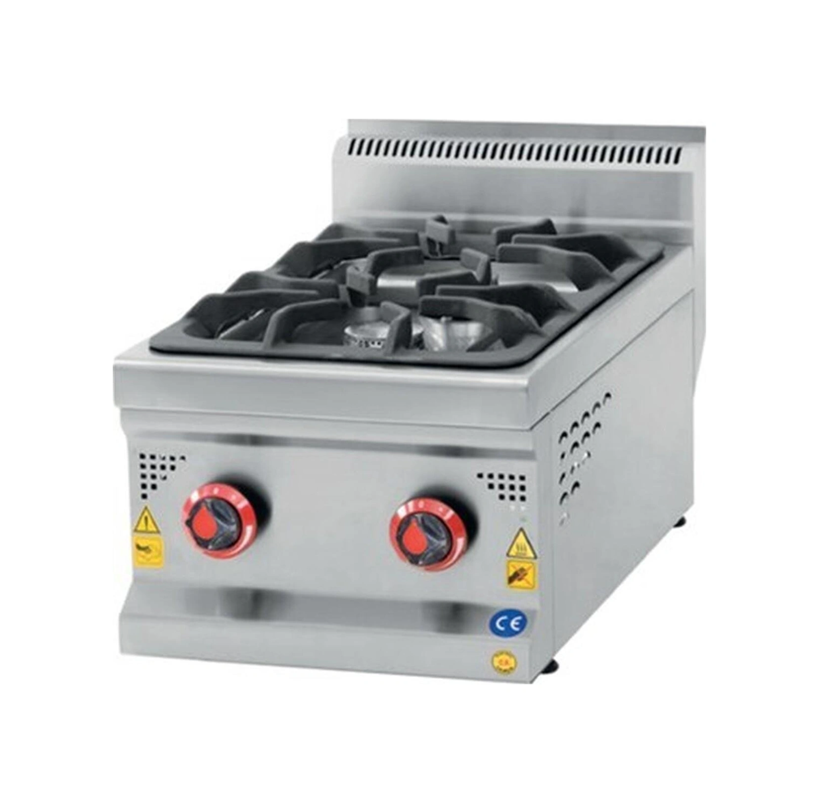 Csa İnox Karacasan Endüstriyel 600 Seri Set Üstü Doğalgazlı Çift Gözlü Ocak-73813