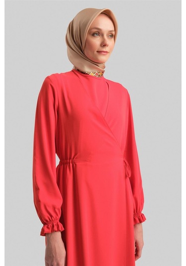 Armine Anvelop Elbise Ort9230 Kırmızı-kırmızı Kırmızı