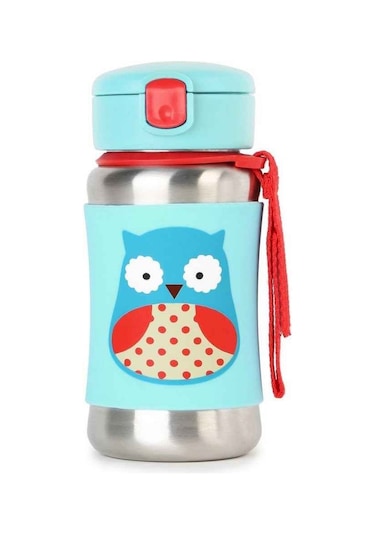 Skip Hop Zoo Pipetli Paslanmaz Çelik Suluk Baykuş Baykuş