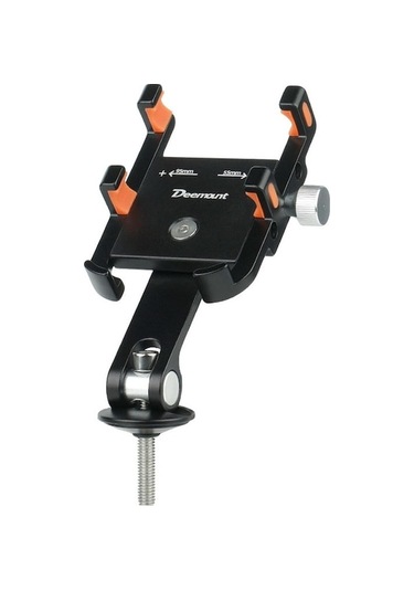 Rogfer Deemount Bg093b Yol Bisikleti Cep Telefonu Braketi 6 Pençe Alüminyum Gidon Kapağı Sabit Navigasyon Tutucu Siyah Siyah Siyah