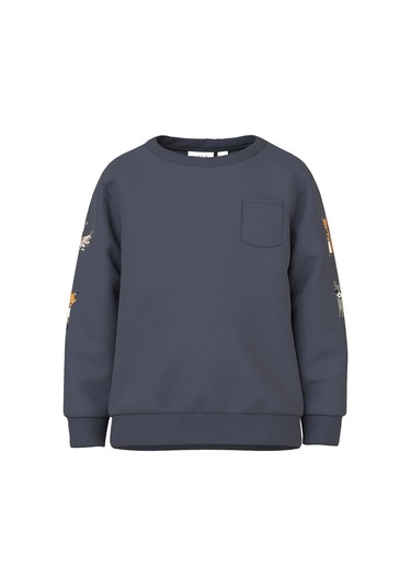 Antrasit Name İt Erkek Çocuk Bisiklet Yaka Sweatshirt 13221486 001 Antrasit