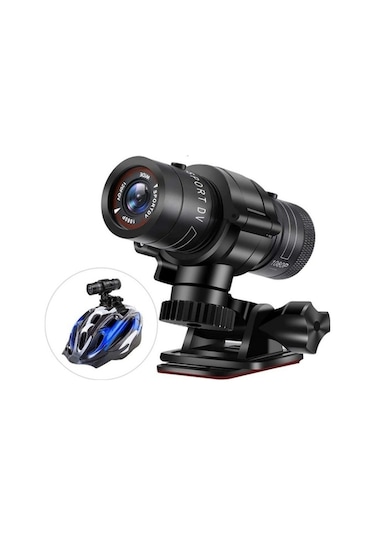 H42a Açık Hava Etkinlikleri Hd Spor Aksiyon Kamera Bisiklet Motosiklet Motosiklet Kask Kamera Kamera Xl Siyah