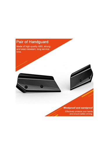 Konesam Mt-09/sp 2024 İçin Abs Motor El Koruyucu Korumalı Rüzgar Engelleyici Siyah, Çiftli