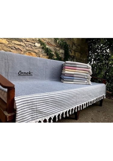 Mandaş Pamuklu Kaymaz Hasır Dokuma Koltuk-Çekyat Örtüsü (180X220) Mandaş Pamuklu Kaymaz Hasır Dokuma Koltuk-Çekyat Örtüsü (180X220)