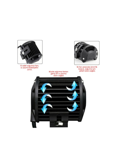 Cree Led 72w Çift Sıra Off Road Led Bar