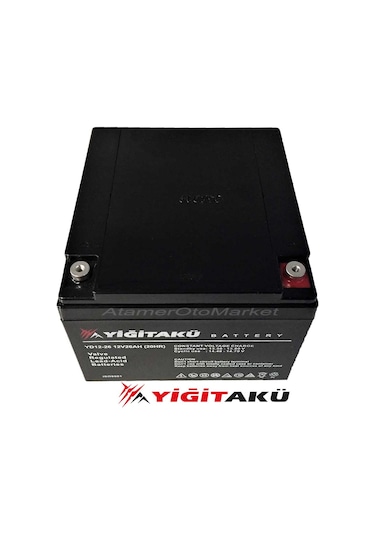 12v 26 Ah-amper Agm Ups Cihazı Aküsü Yiğit Akü-