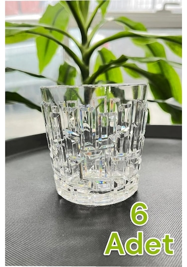 Kırılmaz Viski Bardağı 200 Ml Kokteyl Kadehi Polikarbon Özel Üretim 6 Adet Şeffaf